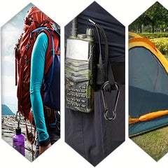 6pcs Aluminum Alloy Clip Buckle Key Chain for Outdoor Activities