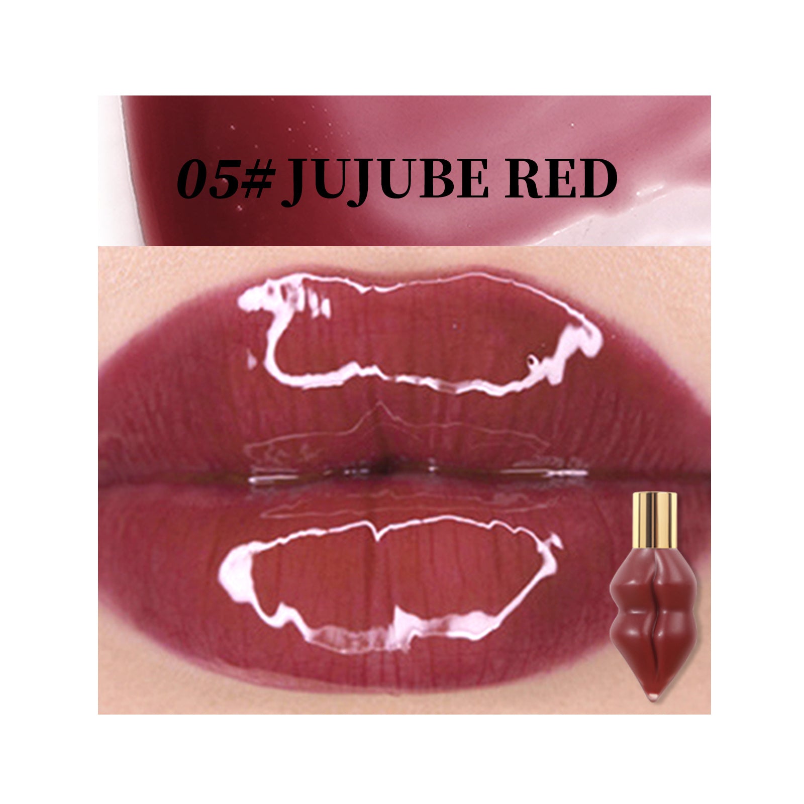 Ginger Mint Hydrating Lip Gloss Lip Plumper Liquid Lipstick