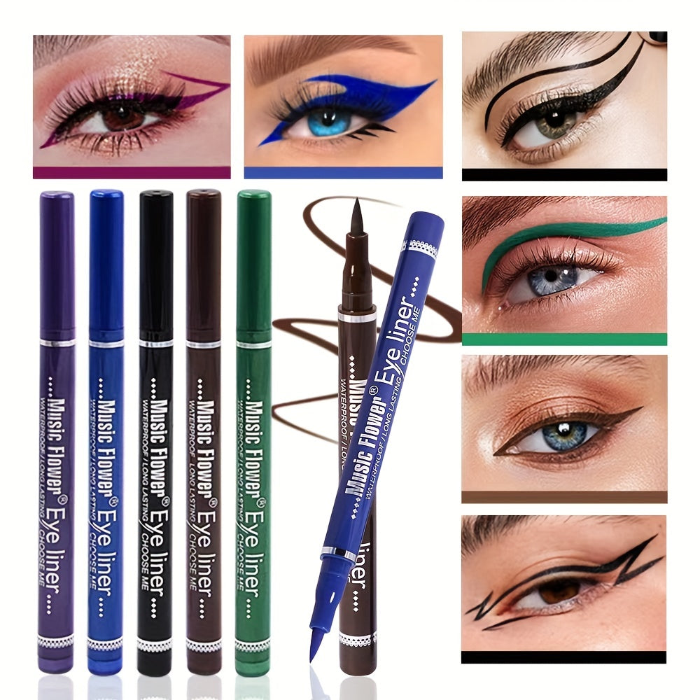 Waterproof Liquid Eyeliner Pen High Pigment Smudge Proof