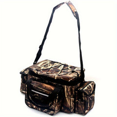 Large Capacity Fishing Bag Camouflage Crossbody Bag