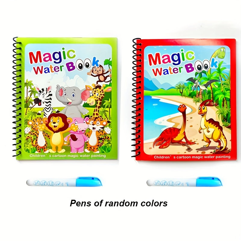 Reusable Watercolor Magic Book for Kids Ages 3+