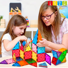 Magnetic Tile Building Block Set 34pcs for Kids 3+
