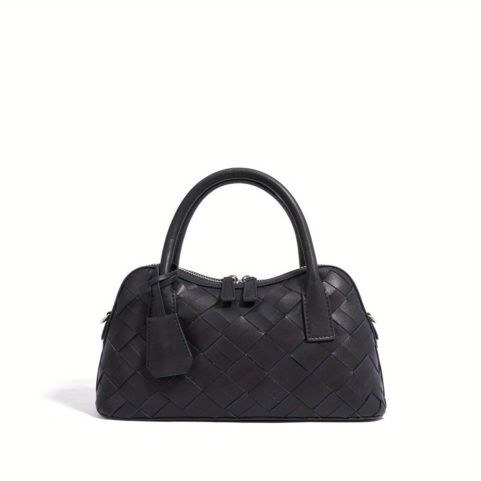 Hand Woven Bowling Women'S Bag Large Capacity Messenger Bag