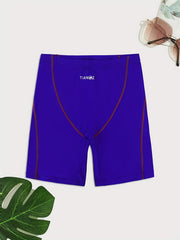 Men's Vintage Striped Swim Trunks High Stretch Swimwear
