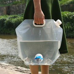 3pcs 10L Portable Folding Water Bag- Large Capacity Water Container for Camping