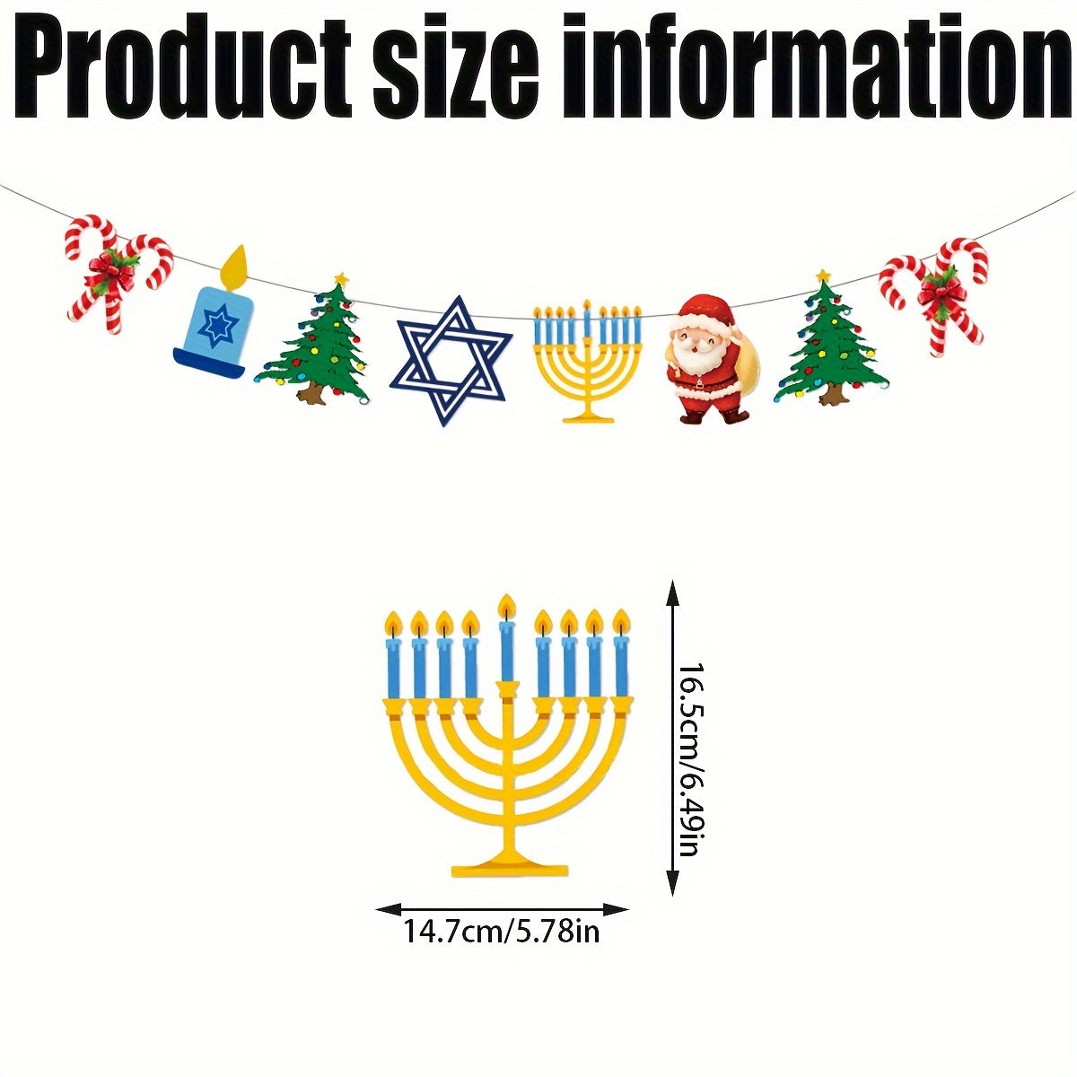 Christmas Party Banner Pull Plag Mixed Flag Decoration