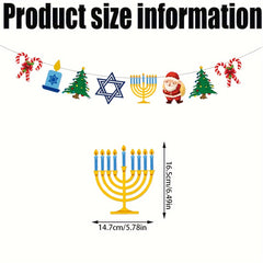 Christmas Party Banner Pull Plag Mixed Flag Decoration