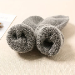 Men's Winter Thick Wool Socks Warm Plus Velvet Socks