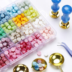 Sealing Wax Beads Set for Wax Seal Stamp 24 Colors