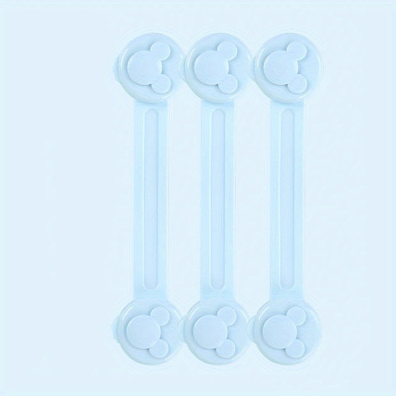 3pcs Baby Safety Locks Drawer Locks Multifunctional Baby Protection Locks