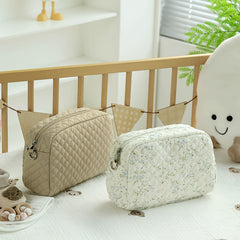 Polyester Stroller Organizer Diaper Bag with Tissue Pouch