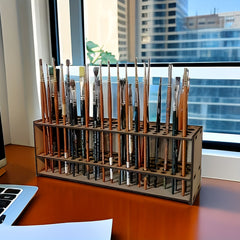Desktop Paintbrush Marker Organizer for Office