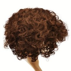 Brown Wig Kids Cosplay Stage Hair Accessories
