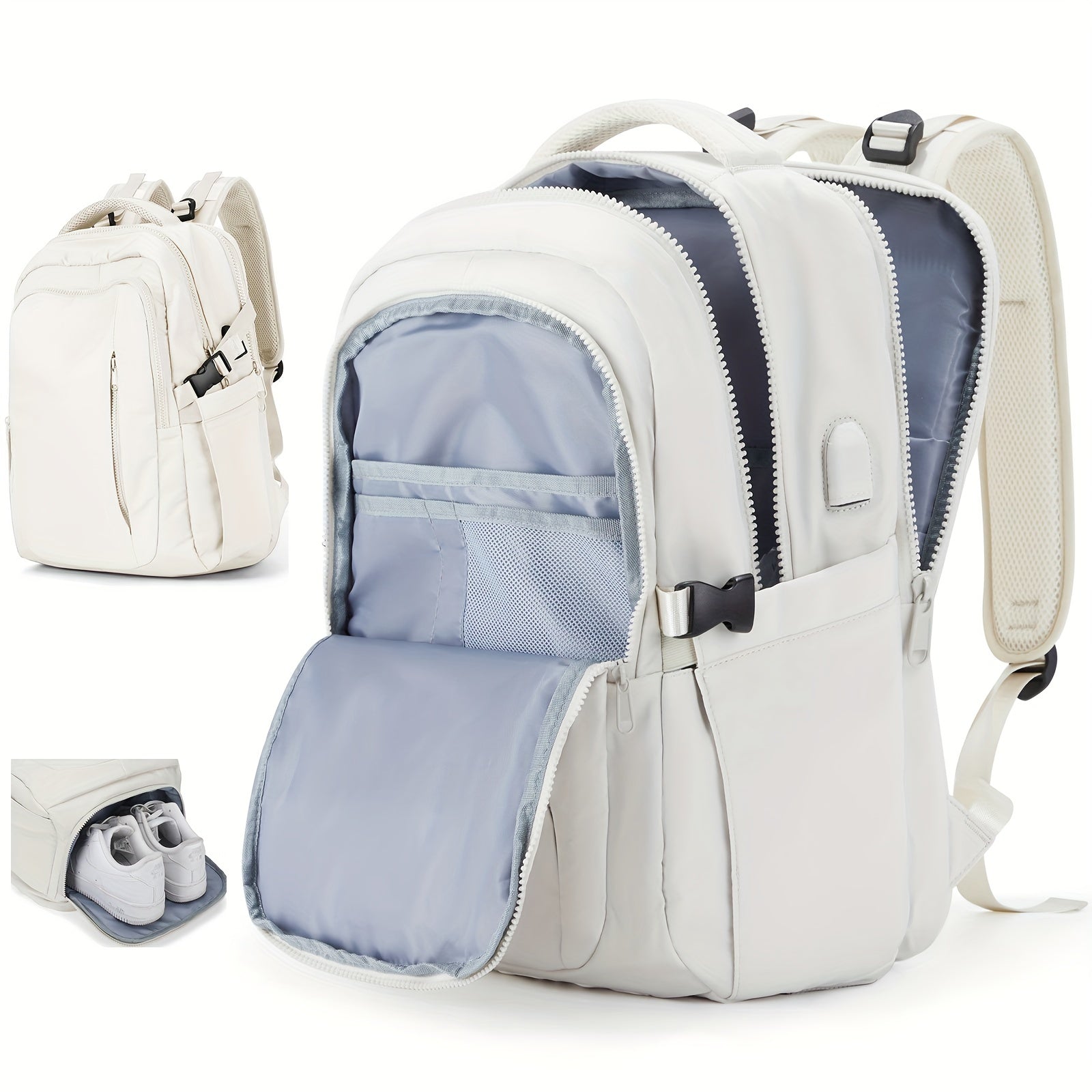 Large Capacity Travel Backpack Carry on Layer Luggage Daypack Preppy Laptop Scho