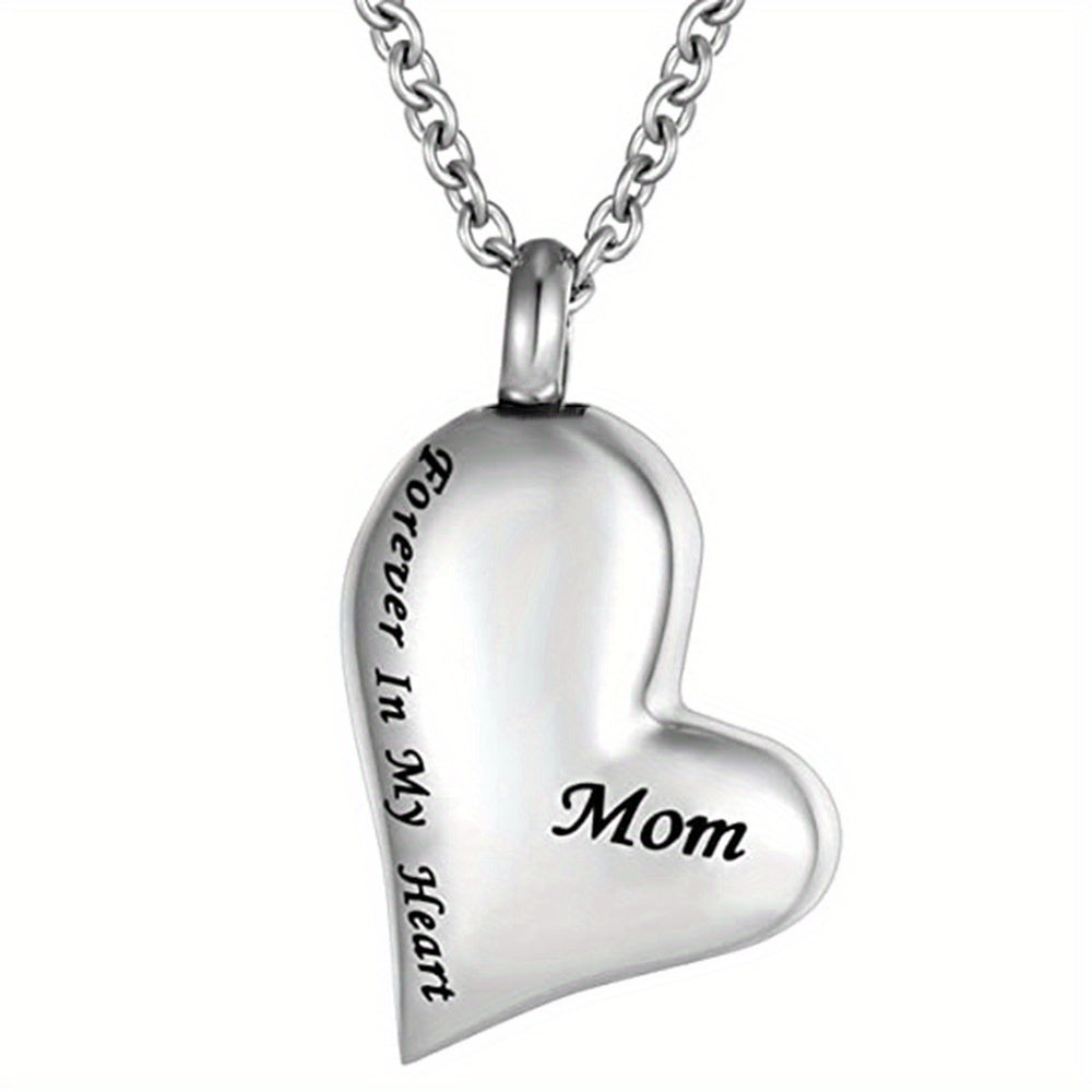 Pet Cremation Urn Jewelry Stainless Steel Keepsake Necklace for Ashes