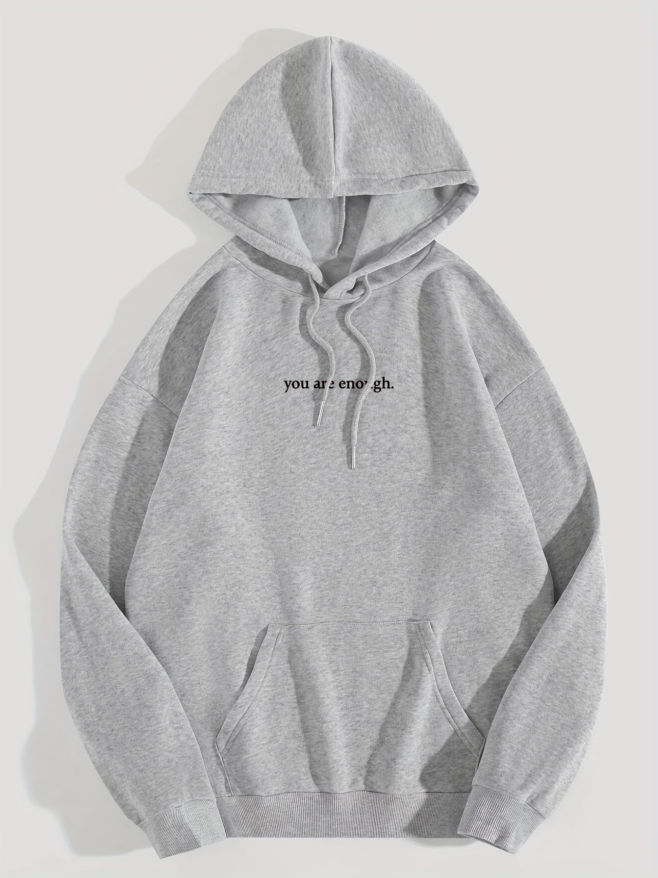 Women's Sports Hoodie with Slogan Print