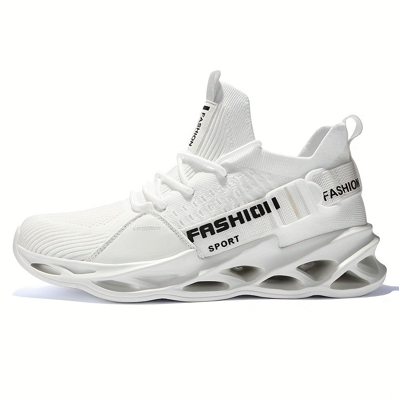 Women's Breathable Knit Sneakers Low Top Lace Up Casual Shoes