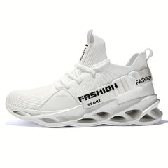 Women's Breathable Knit Sneakers Low Top Lace Up Casual Shoes