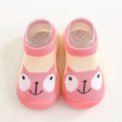 Cute Slip On Sock Shoes For Baby Girls