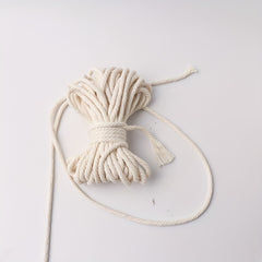 4 Strand Macrame Cord Christmas Decor Cotton Thread for DIY Knitting Crocheting