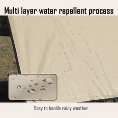 Waterproof Hammock Tent Sunshade Rain Cover for Picnic Boats Swimming