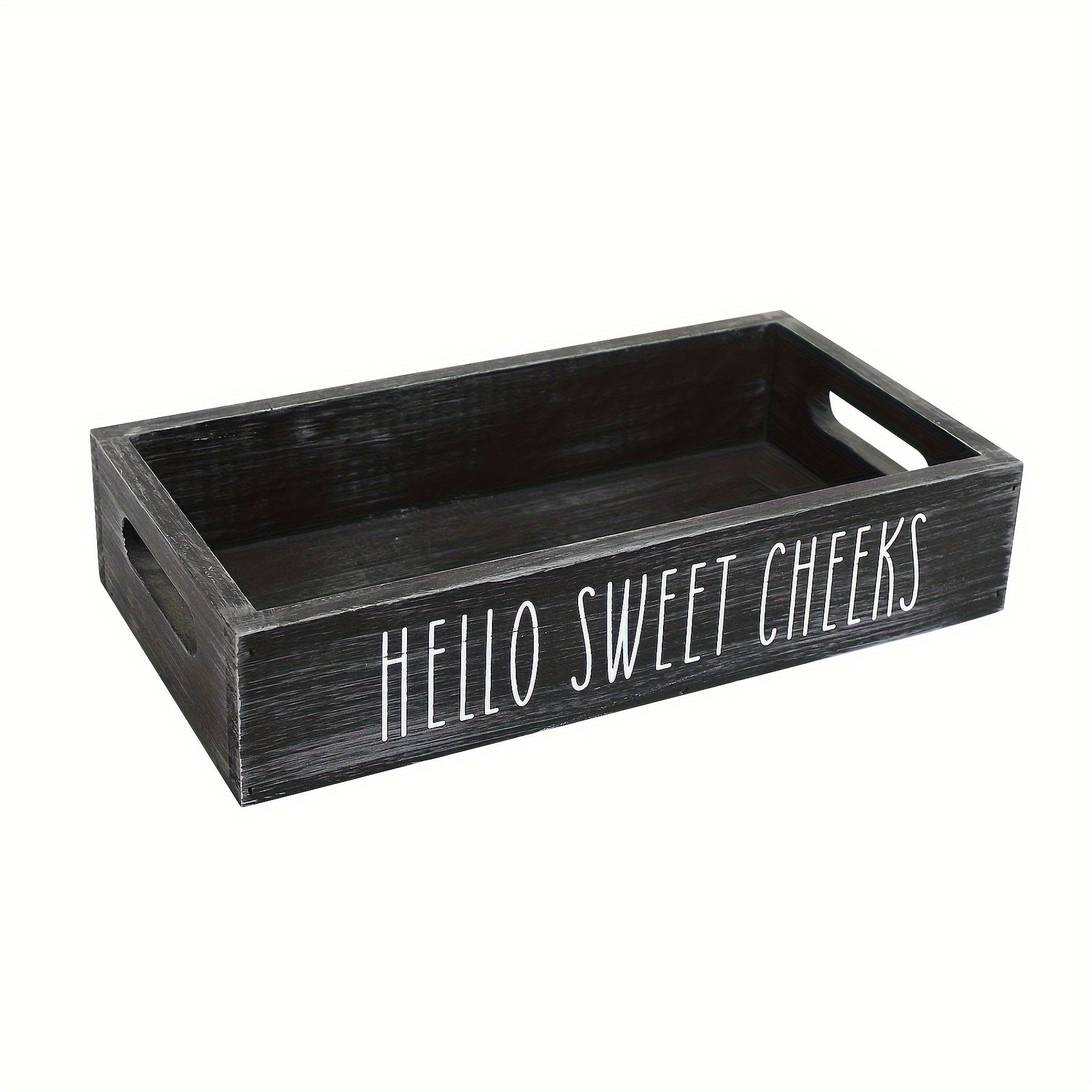 Toilet Wood Decorative Box Tissue Storage Antique Wooden Bathroom Holder