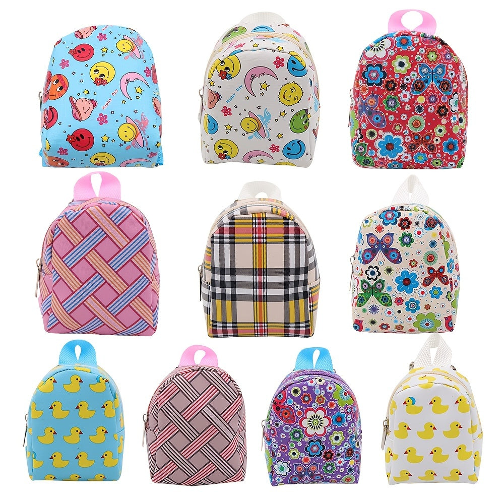 18 Inch Girl Backpack Doll Accessories Backpack Simulation Baby Change Bjd Doll
