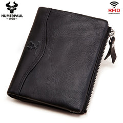 Women's Leather Wallet RFID Blocking Coin Purse Stylish Gift BP812