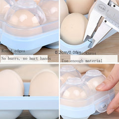 Multipurpose Fridge Egg Storage Box Double Layer Lid