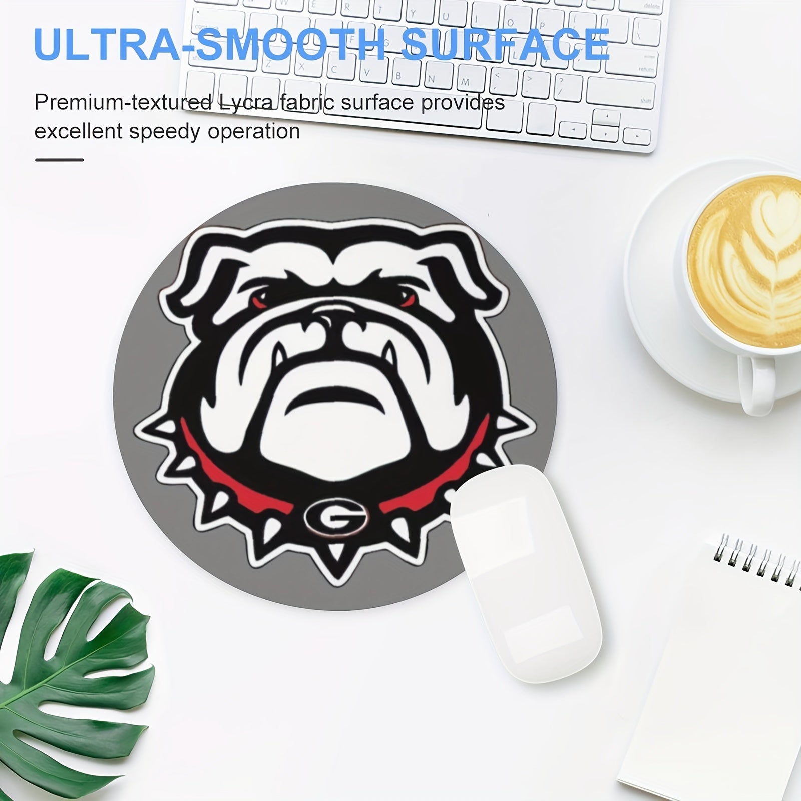Hippie Pug Gaming Mouse Pad Non-slip Rubber Mouse Mat