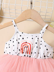 Mesh Princess Dress Baby Girls Birthday Party Dress Kids Clothes