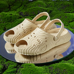 Men's Lightweight Non Slip Sandals Quick Drying Comfy Slides Beach Shoes