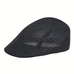 Men's Mesh Beret Hat Summer Breathable Hat