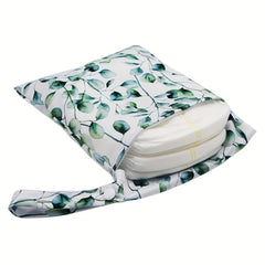 1pc Leave Print 20 Small Reusable Wet Bag