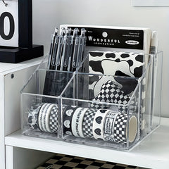 Acrylic Office Storage Box Large Capacity File Box