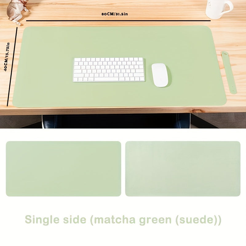 Portable Desk Computer Pad Mouse Pad PU Leather Waterproof Oversized Mouse Pad