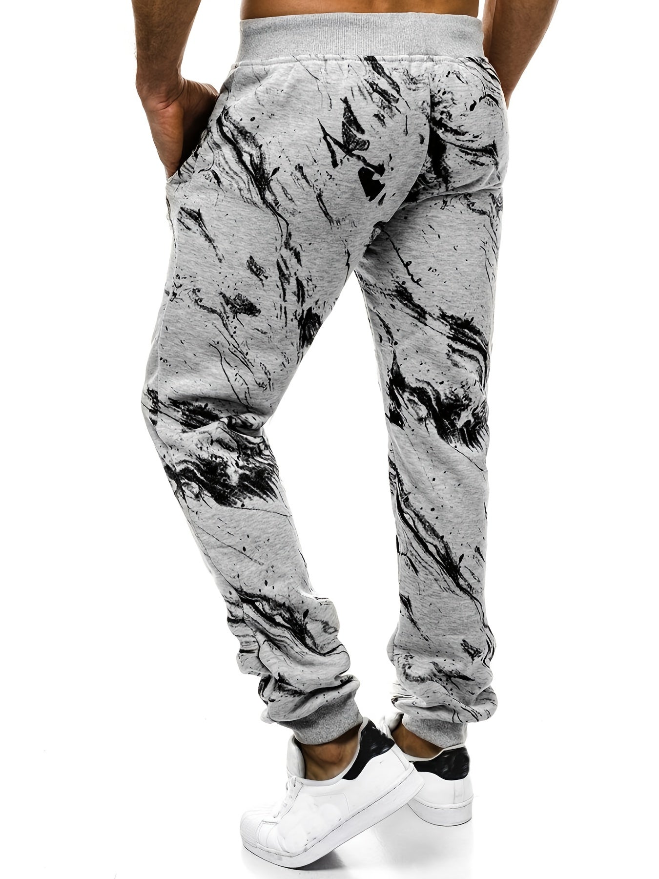 Men s Sweatpants Casual Drawstring Jogger Pants Men Clothes