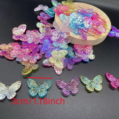 30pcs Butterfly DIY Bead Necklace Bracelet Making Set Girls Toys