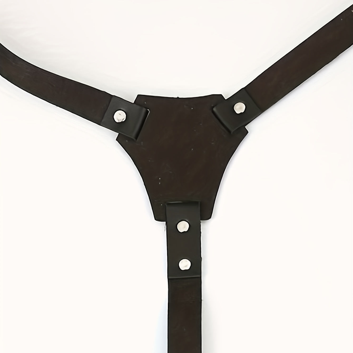 Men's PU Pin Buckle Suspenders Party Leather Strap