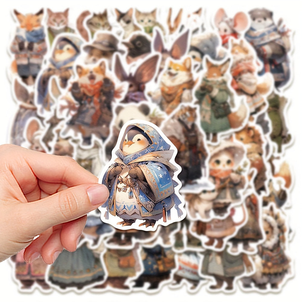 Winter Animal Series Stickers | Waterproof Vinyl for Laptops, Bottles