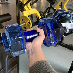 Large Capacity Dumbbell Water Bottle for Sports & Fitness
