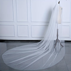 Bridal Wedding Veil Long Slip Veil Headdress Wedding Accessories