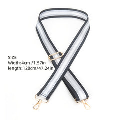 Adjustable Colorful Bag Replacement Strap - Striped Design