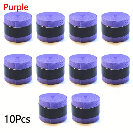 10pcs Anti-Slip Baseball Bat Overgrips for Racket and Rod