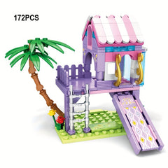 DIY Treehouse Assembly Toy 172pcs ABS Material Building Blocks