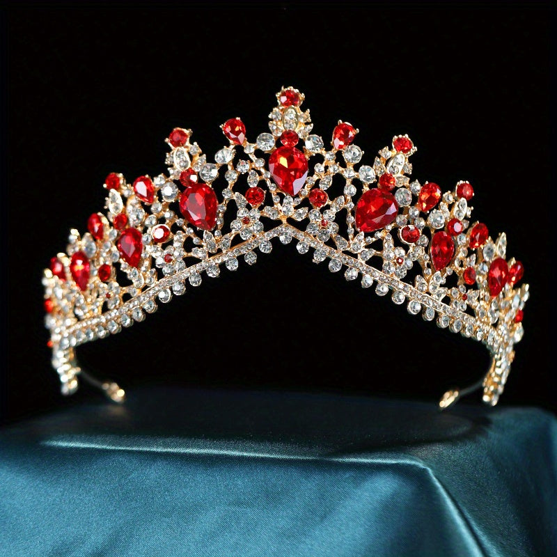 Bridal Rhinestone Crystal Crown Head Jewelry Wedding Alloy Headband