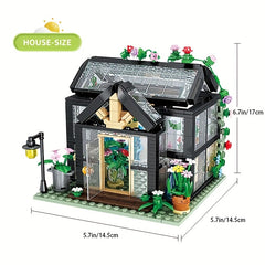 Flower House Building Set Construction Model Kit for Stack Skills Training