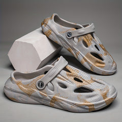 Men's Lightweight Comfy Clogs Hollow Out Non slip Sandals Summer