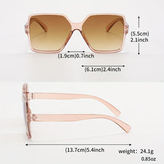 Square Frame Men's Street Shot Sunglasses