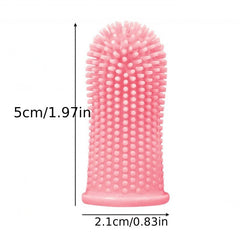 Silicone Dog Finger Toothbrush with Storage Box for Pet Dental Care